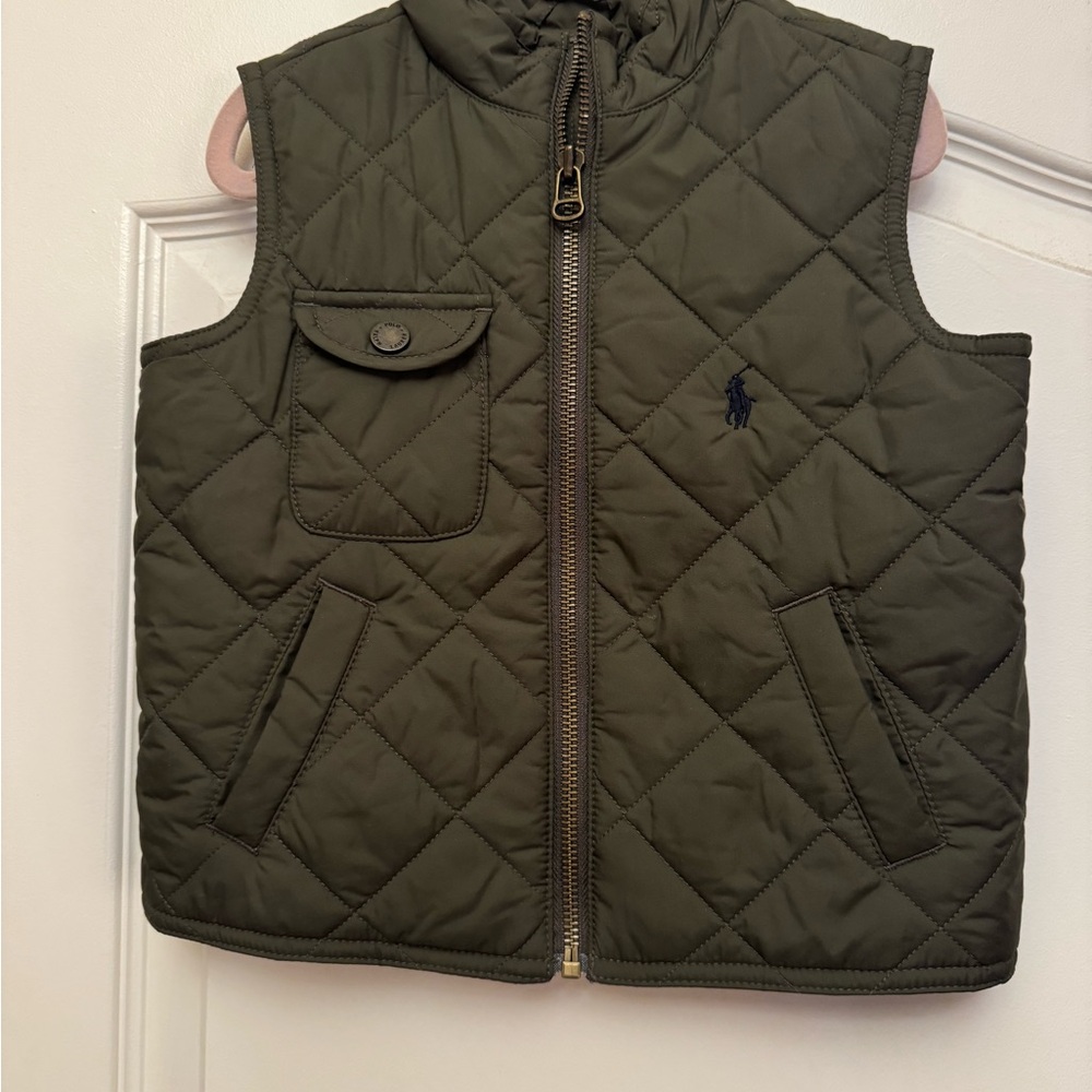 Ralph Lauren Kids Quilted Vest - Dark Green